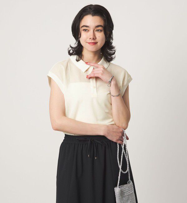 UNITED ARROWS green label relaxing「シアー メッシュ ポロカットソー」|Tシャツ・カットソー|