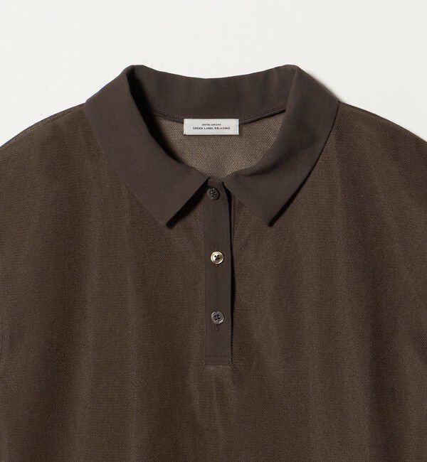 UNITED ARROWS green label relaxing「シアー メッシュ ポロカットソー」|Tシャツ・カットソー|