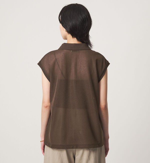 UNITED ARROWS green label relaxing「シアー メッシュ ポロカットソー」|Tシャツ・カットソー|