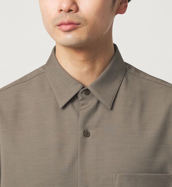 UNITED ARROWS green label relaxing「ポリエステル ドビー ジャストルーズ 半袖 シャツ -接触冷感・吸水速乾・ストレッチ-」|シャツ・ブラウス|