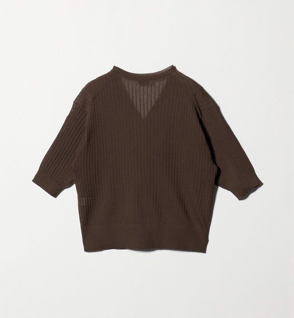 UNITED ARROWS green label relaxing「ブライトシアー Vネック ニット カーディガン」|カーディガン|