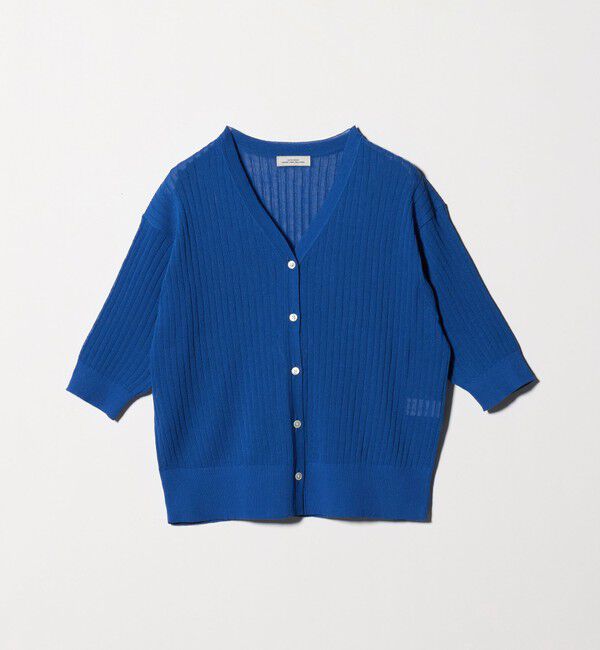 UNITED ARROWS green label relaxing「ブライトシアー Vネック ニット カーディガン」|カーディガン|