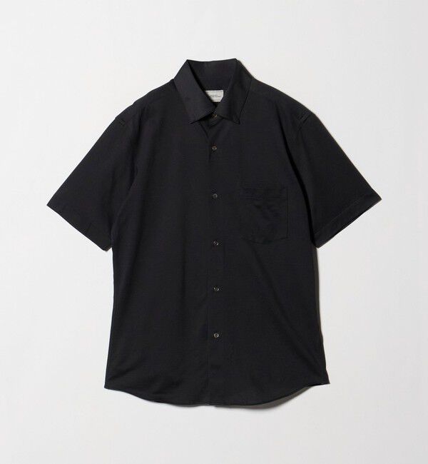 UNITED ARROWS green label relaxing「エブリット TC ジャージー スタンダード スナップ ボタンダウン ショートスリーブ シャツ -イージーアイロ」|シャツ・ブラウス|