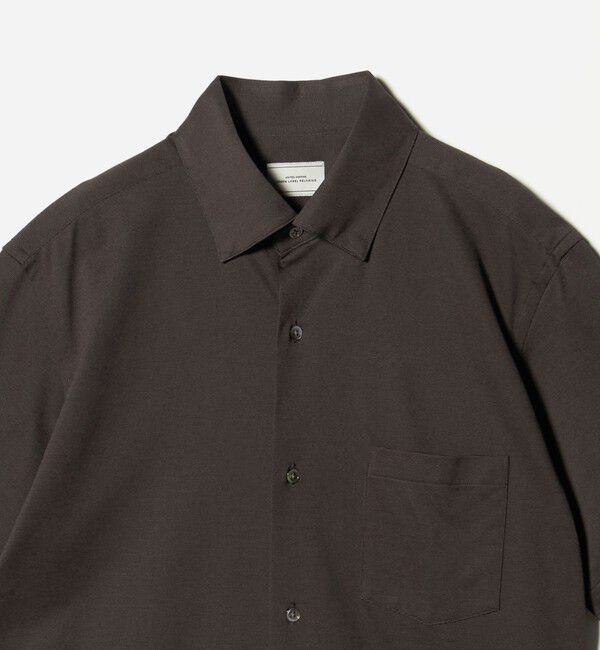 UNITED ARROWS green label relaxing「エブリット TC ジャージー スタンダード スナップ ボタンダウン ショートスリーブ シャツ -イージーアイロ」|シャツ・ブラウス|