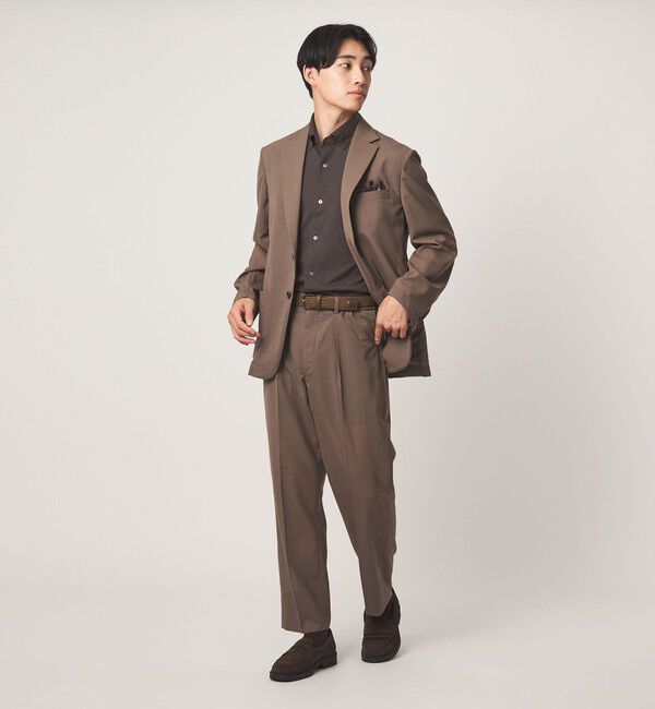 UNITED ARROWS green label relaxing「エブリット TC ジャージー スタンダード スナップ ボタンダウン ショートスリーブ シャツ -イージーアイロ」|シャツ・ブラウス|