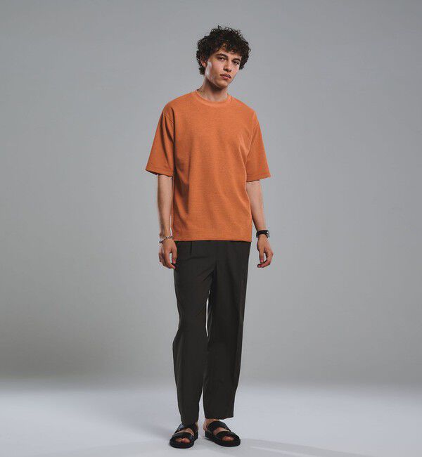 UNITED ARROWS green label relaxing「Somarti ワッフル クルーネック 半袖 Tシャツ -遮熱・UVカット・吸水速乾-」|Tシャツ・カットソー|