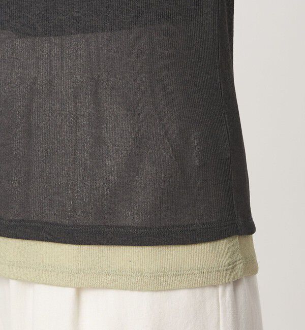 UNITED ARROWS green label relaxing「シアー メランジ Tシャツ」|Tシャツ・カットソー|