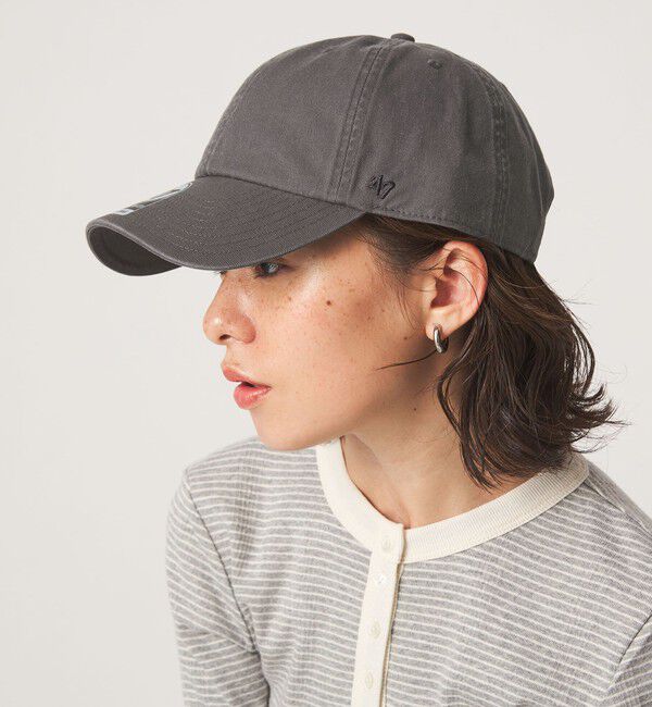 UNITED ARROWS green label relaxing「【別注】＜&rsquo;47＞CLEAN UP キャップ（無地）」|キャップ・キャスケット|MD.GRAY