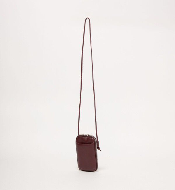 BEAUTY&YOUTH UNITED ARROWS「レザー ジップスリム ウォレットショルダー」|財布|