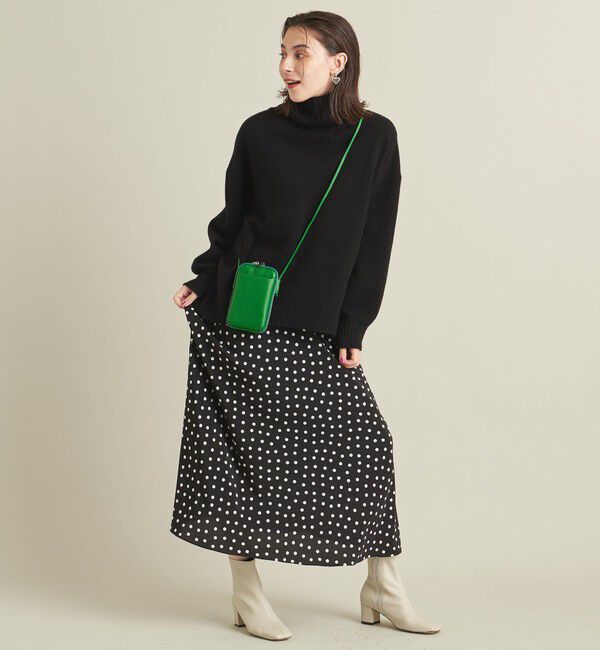BEAUTY&YOUTH UNITED ARROWS「レザー ジップスリム ウォレットショルダー」|財布|