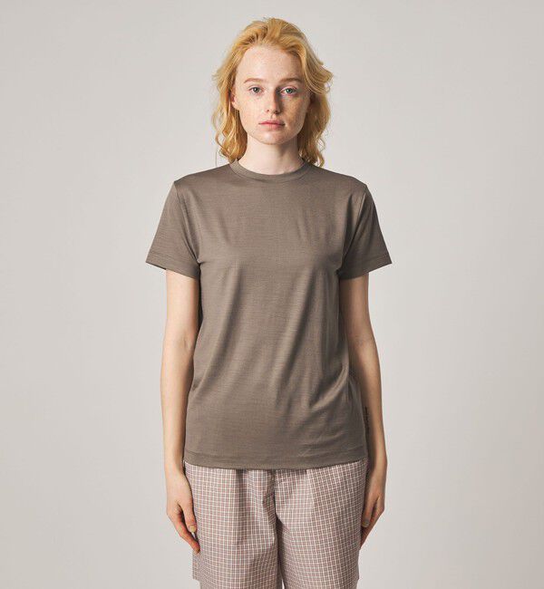 STEVEN ALAN「＜Steven Alan＞ウールジャージー ショートスリーブ Tシャツ」|Tシャツ・カットソー|