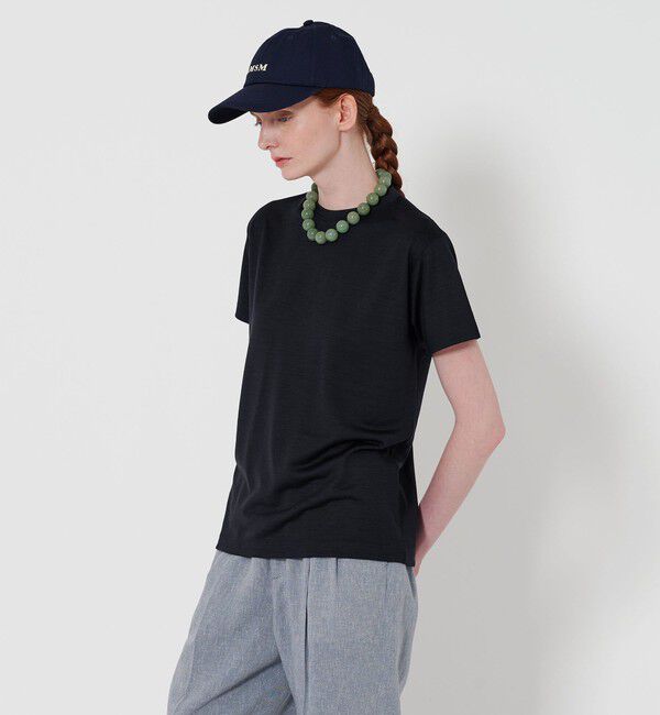 STEVEN ALAN「＜Steven Alan＞ウールジャージー ショートスリーブ Tシャツ」|Tシャツ・カットソー|