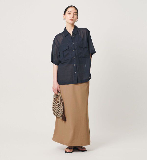 BEAUTY&YOUTH UNITED ARROWS「＜Americana＞マキシ スカート 接触冷感」|フレア|