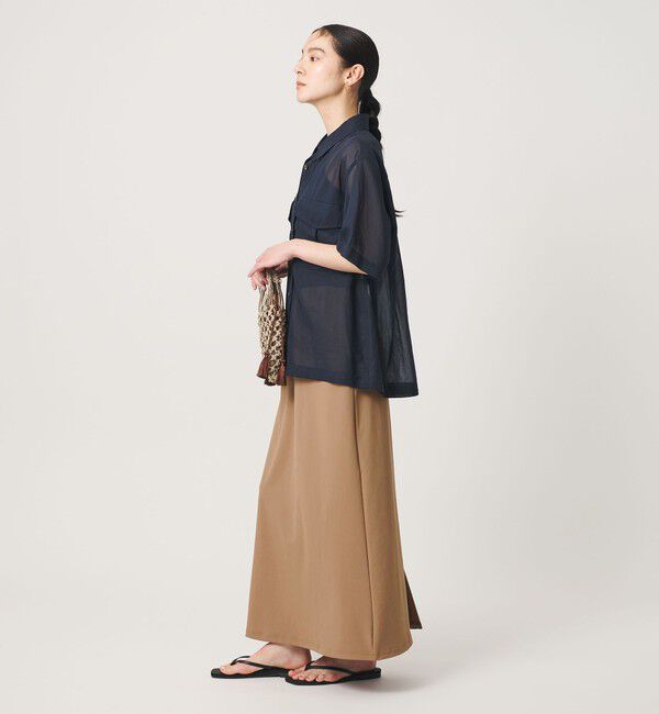 BEAUTY&YOUTH UNITED ARROWS「＜Americana＞マキシ スカート 接触冷感」|フレア|