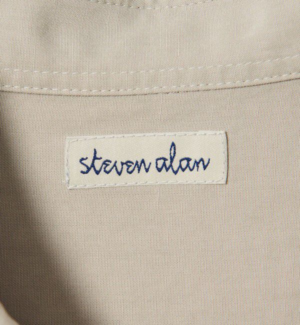STEVEN ALAN「＜Steven Alan＞ スラブ レギュラーカラー ショートスリーブ シャツ」|シャツ・ブラウス|