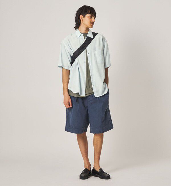 STEVEN ALAN「＜Steven Alan＞ スラブ レギュラーカラー ショートスリーブ シャツ」|シャツ・ブラウス|