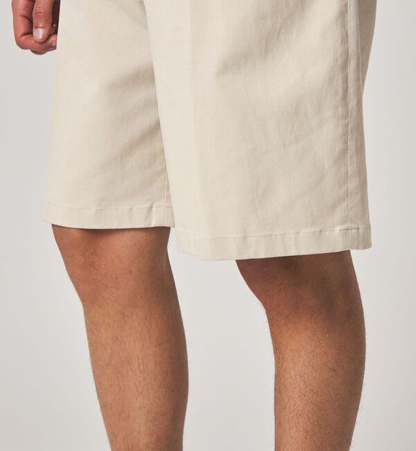 STEVEN ALAN「＜Steven Alan＞ グレース ツイル アウト ワンプリーツ ショート パンツ」|スラックス|