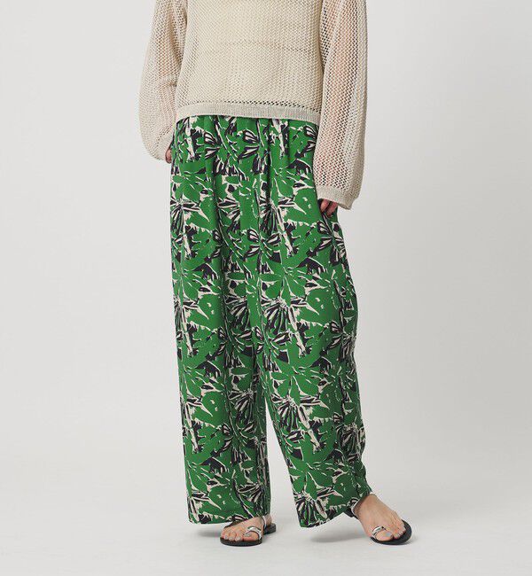 BEAUTY&YOUTH UNITED ARROWS「【WEB限定】フラワープリント イージーパンツ ウォッシャブル」|その他|