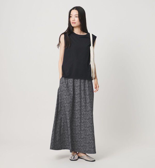 BEAUTY&YOUTH UNITED ARROWS「【別注】＜Charcoal＞フレア スカート 遮熱 UVカット 接触冷感 吸水速乾」|フレア|
