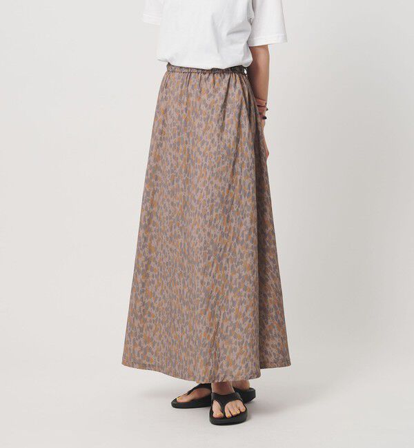 BEAUTY&YOUTH UNITED ARROWS「【別注】＜Charcoal＞フレア スカート 遮熱 UVカット 接触冷感 吸水速乾」|フレア|MD.BROWN