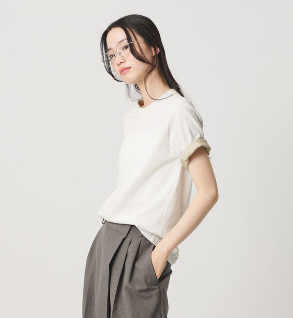 BEAUTY&YOUTH UNITED ARROWS「コットン レイヤード クルーネックTシャツ」|Tシャツ・カットソー|