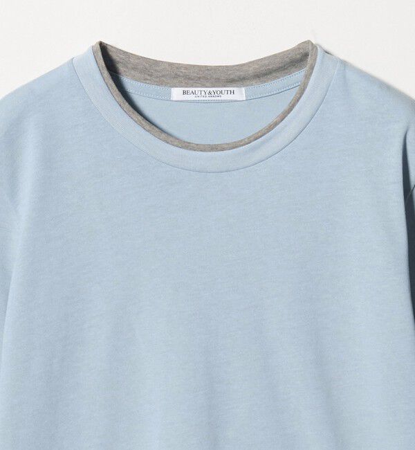 BEAUTY&YOUTH UNITED ARROWS「コットン レイヤード クルーネックTシャツ」|Tシャツ・カットソー|