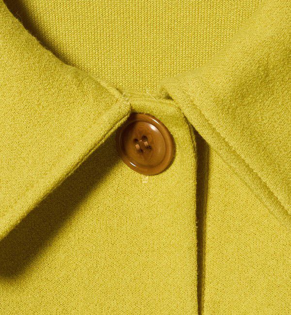 STEVEN ALAN「＜Steven Alan＞ブークレ ダンボール ワンボタン ハーフスリーブ プルオーバー ライト」|Tシャツ・カットソー|