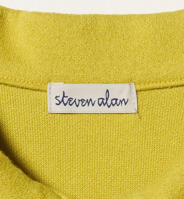 STEVEN ALAN「＜Steven Alan＞ブークレ ダンボール ワンボタン ハーフスリーブ プルオーバー ライト」|Tシャツ・カットソー|