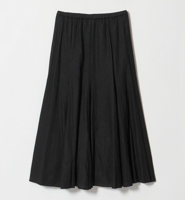 BEAUTY&YOUTH UNITED ARROWS「【WEB限定】麻ブレンド フレアロングスカート ウォッシャブル」|フレア|