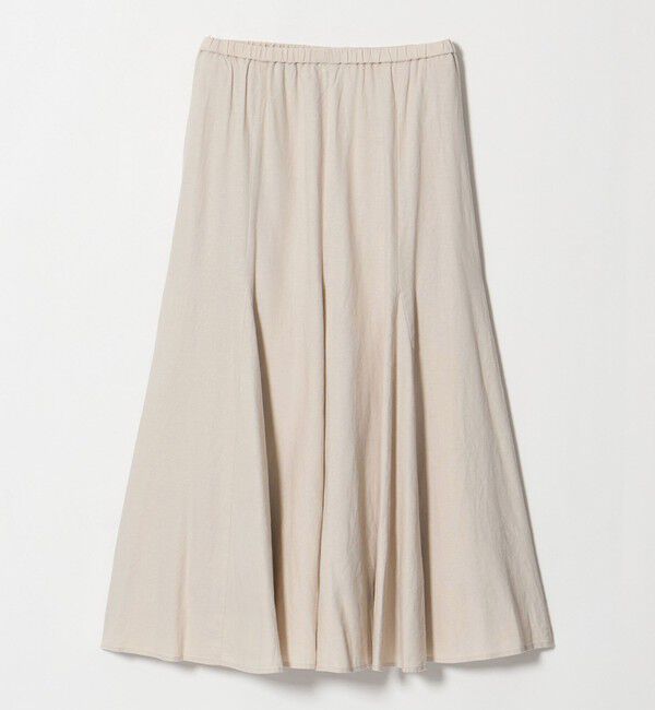 BEAUTY&YOUTH UNITED ARROWS「【WEB限定】麻ブレンド フレアロングスカート ウォッシャブル」|フレア|