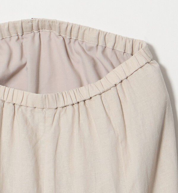 BEAUTY&YOUTH UNITED ARROWS「【WEB限定】麻ブレンド フレアロングスカート ウォッシャブル」|フレア|