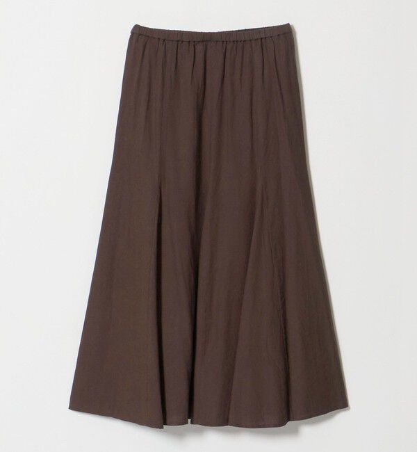 BEAUTY&YOUTH UNITED ARROWS「【WEB限定】麻ブレンド フレアロングスカート ウォッシャブル」|フレア|