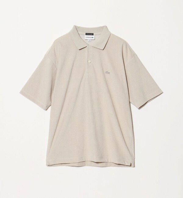 BEAUTY&YOUTH UNITED ARROWS「＜LACOSTE for BEAUTY&YOUTH＞ ワントーン パイル ショートスリーブ ポロシャツ」|Tシャツ・カットソー|