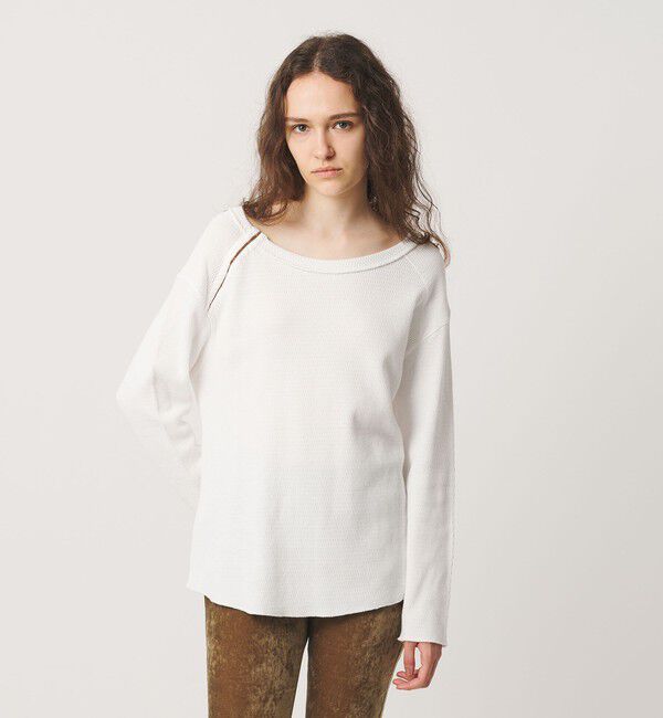 ATTISESSION「＜ATTISESSION＞ホック サーマル トップス」|Tシャツ・カットソー|