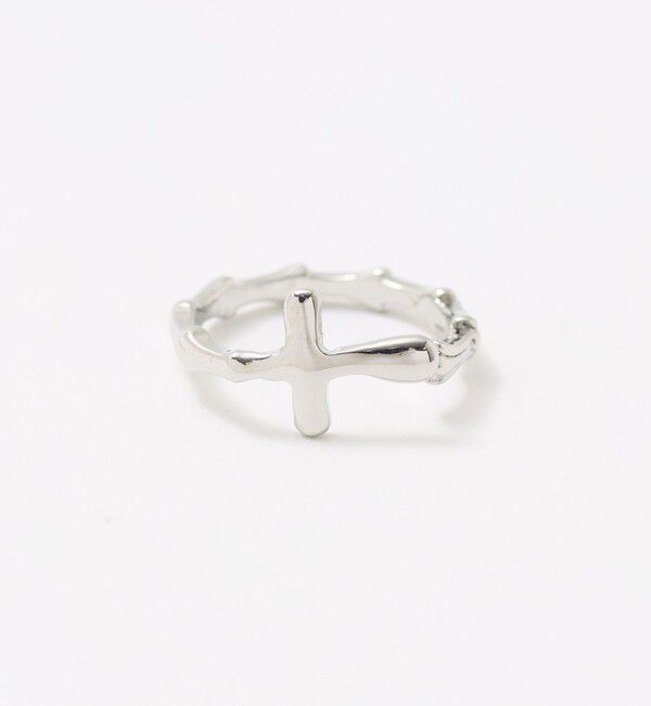 BEAUTY&YOUTH UNITED ARROWS「ユニーク クロス リング」|リング|SILVER