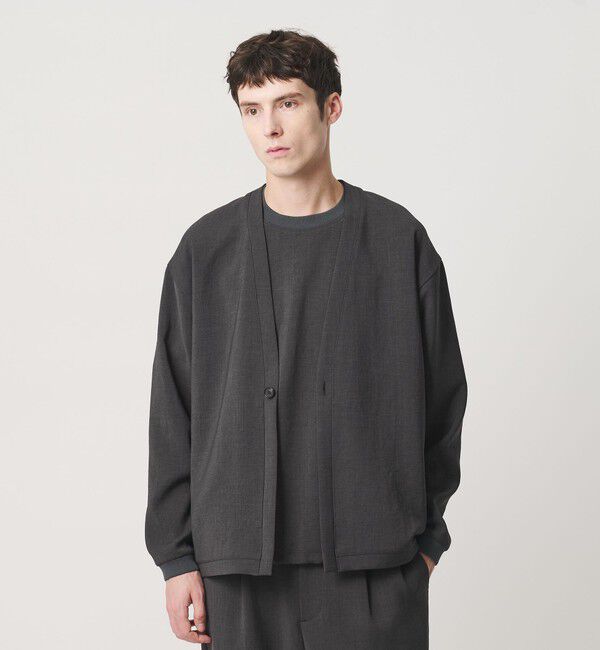 BEAUTY&YOUTH UNITED ARROWS「DUAL PACK 3.0 1B カーディガン ジャケット ヨコストレッチ UVカット ウォッシャブル セットアップ対応」|テーラードジャケット|