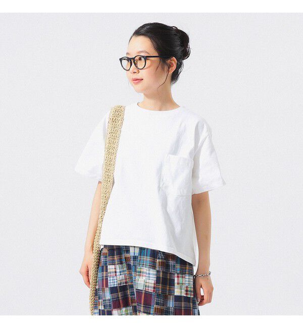 BEAMSBOY「Goodwear / カスタム ビッグ 半袖 Tシャツ」|Tシャツ・カットソー|WHITE