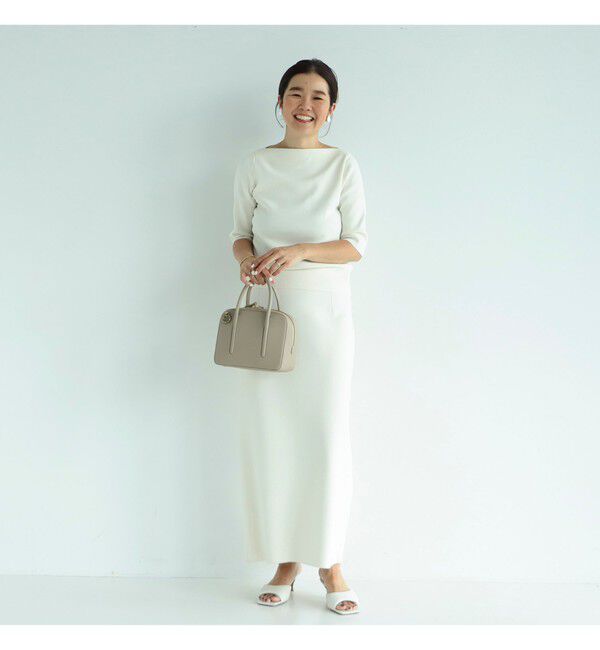 Demi-Luxe BEAMS 「シンプル ボートネック ニット .M」|ニット・セーター|