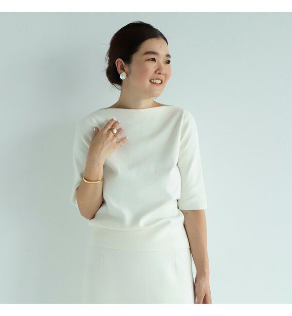 Demi-Luxe BEAMS 「シンプル ボートネック ニット .M」|ニット・セーター|