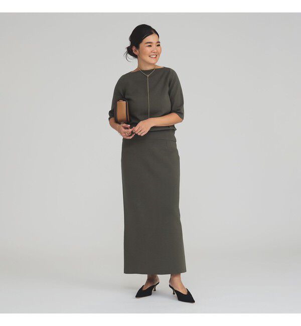 Demi-Luxe BEAMS 「シンプル ボートネック ニット .M」|ニット・セーター|