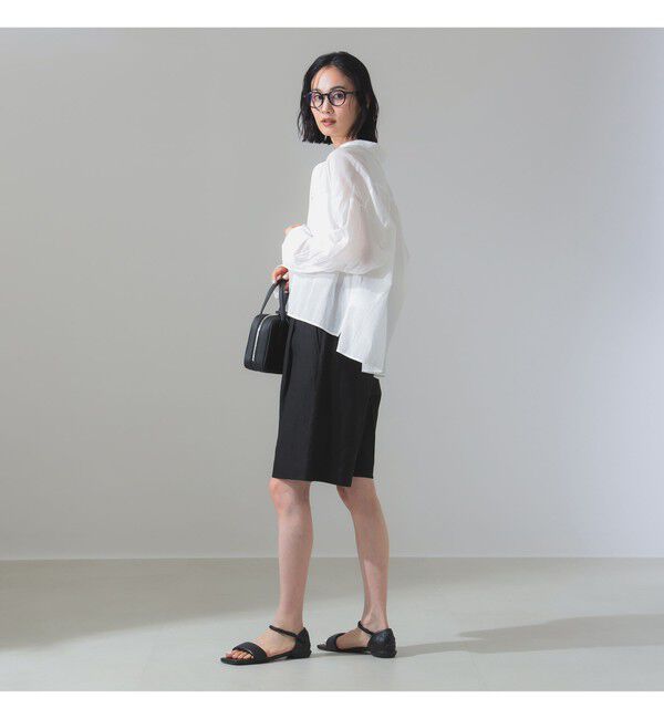 Demi-Luxe BEAMS 「KHADI オーバー ショート シャツ」|シャツ・ブラウス|