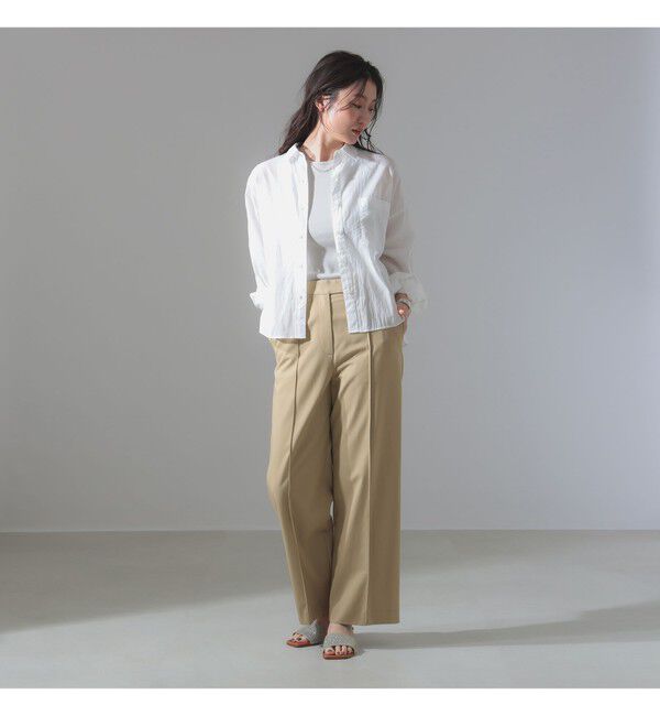 Demi-Luxe BEAMS 「KHADI オーバー ショート シャツ」|シャツ・ブラウス|