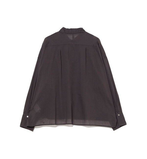 Demi-Luxe BEAMS 「KHADI オーバー ショート シャツ」|シャツ・ブラウス|