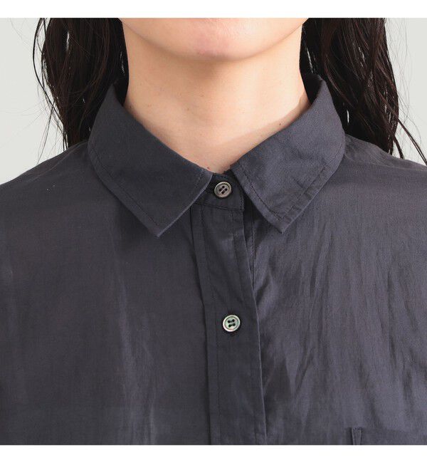 Demi-Luxe BEAMS 「KHADI オーバー ショート シャツ」|シャツ・ブラウス|