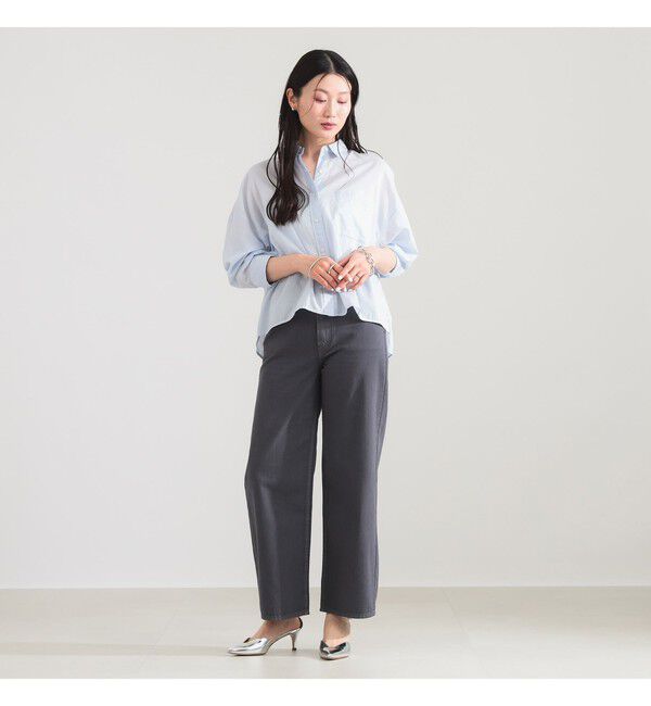 Demi-Luxe BEAMS 「KHADI オーバー ショート シャツ」|シャツ・ブラウス|