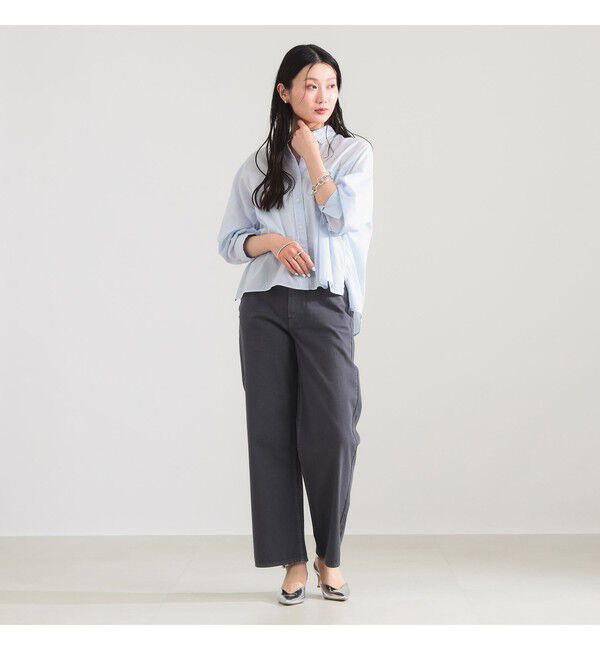Demi-Luxe BEAMS 「KHADI オーバー ショート シャツ」|シャツ・ブラウス|