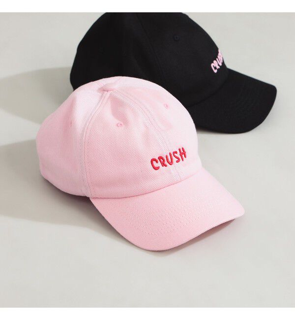 Demi-Luxe BEAMS 「RUSLAN BAGINSKIY / Crush ベースボール キャップ」|ハット|LIGHT.PINK