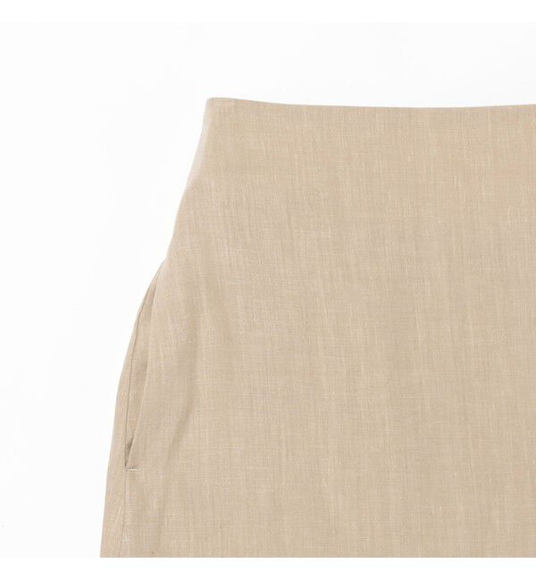 Demi-Luxe BEAMS 「シンプル リネン スカート .M」|スカート|