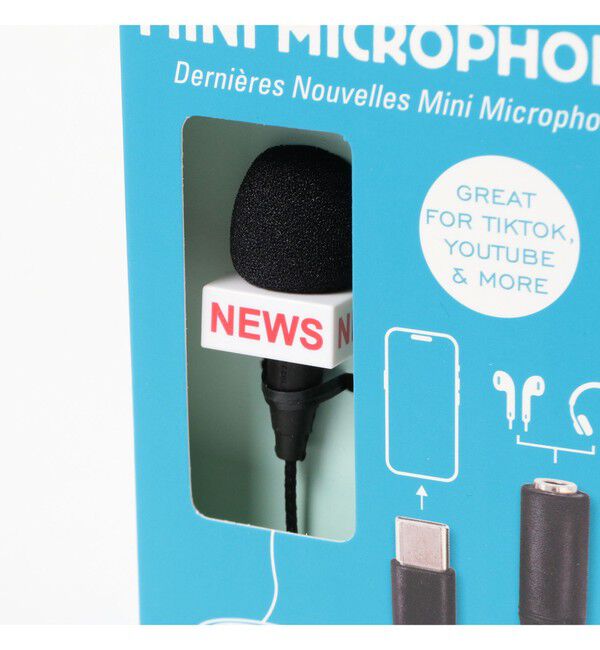 bPr BEAMS「KIKKERLAND / Breaking News Mini Microphone」|モバイルケース|
