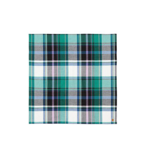 BEAMS PLUS「Handkerchief Madras」|バンダナ・スカーフ|BLUE